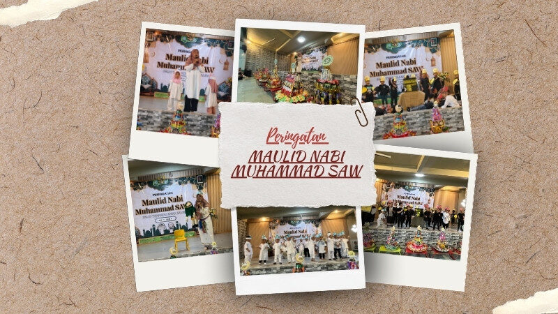 Cokelat Krem Kreatif Kenangan Masa Sekolah Dasar Foto Kolase